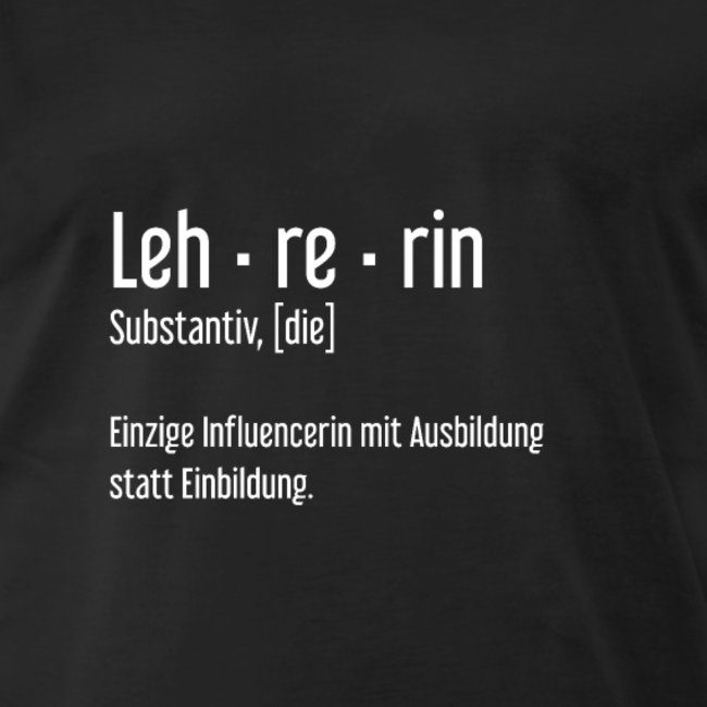 Lehrerin Design